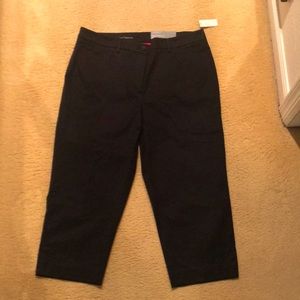 Talbots size 12 perfect skimmer pedal pusher black